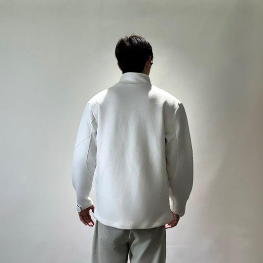Discreet Stab-Resistant White Work Jacket