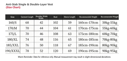 Discreet Stab-Resistant Tactical Vest