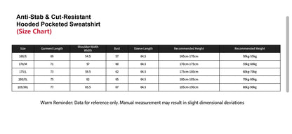 Discreet Stab-Resistant Hooded Jacket
