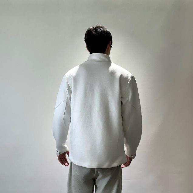 Discreet Stab-Resistant White Work Jacket