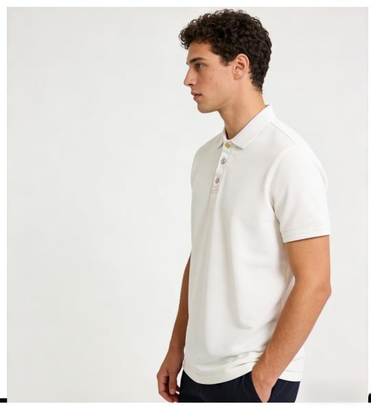 Youth Black / White UHMWPE Stab-Resistant Polo Shirt