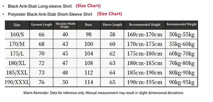 Outer Mulberry Silk EN388 Level 4 Stab-Resistant Short Sleeve Shirt